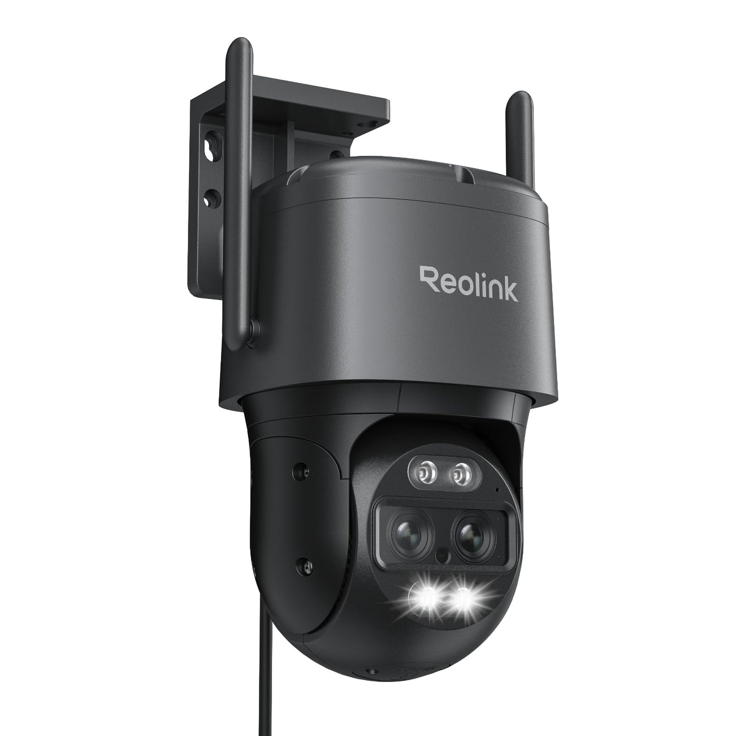 REOLINK 4K Wired WiFi Outdoor Camera, 8MP Dual Lens Security Camera, 360 PTZ Camera Auto Tracking, 2.4/5GHz Wi-Fi Smart Person/Vehicle Detection, 6X Hybrid Zoom, Color Night Vision, TrackMix WiFi