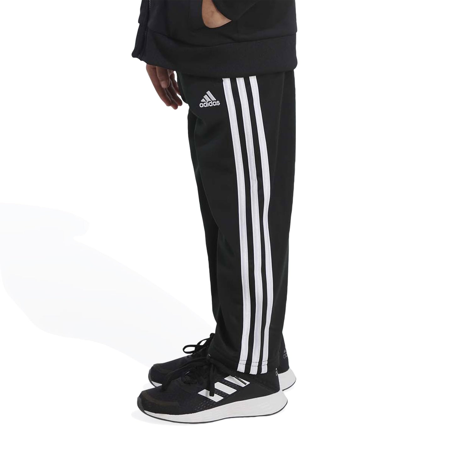Adidas Boys Iconic Tricot Jogger Track Pants Iconic Adi Black, 7 Regular