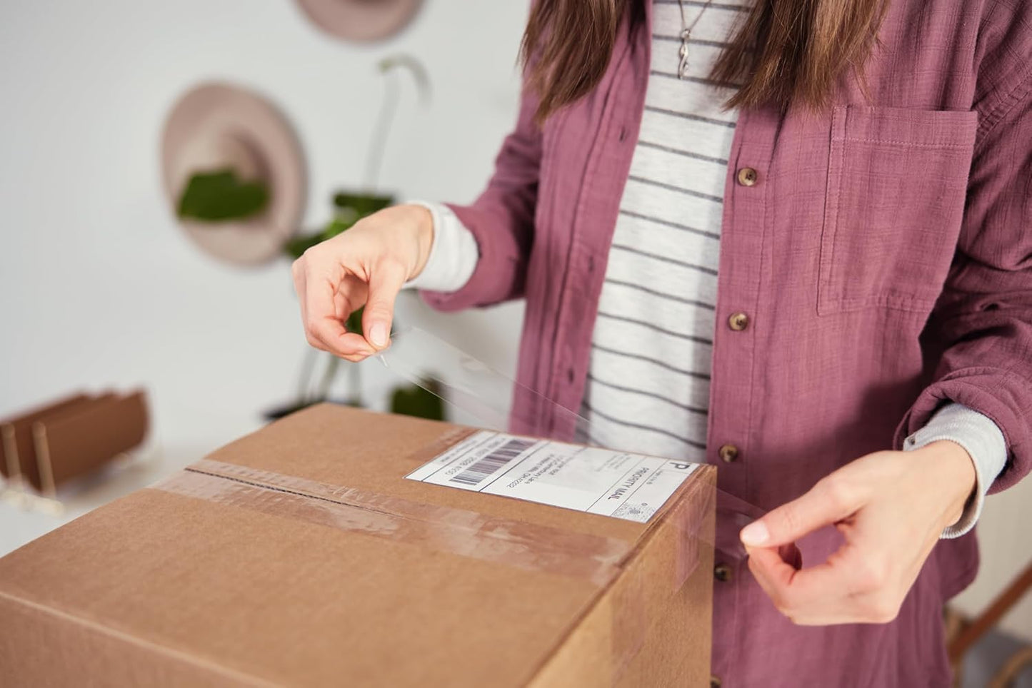 Duck HD Clear Packing Tape Refills - 6 Rolls of Strong Heavy Duty Packing Tape for Shipping and Moving, Boxes and Packaging - 1.88 In. x 54.6 Yards - 3" Core - Clear (441962)