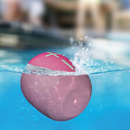 Ultimate Ears WONDERBOOM 4 Outdoor Speakers Bluetooth Waterproof with Big Bass & 360-Degree Sound, Dustproof Floating Wireless Speaker, 131ft Range - Pink