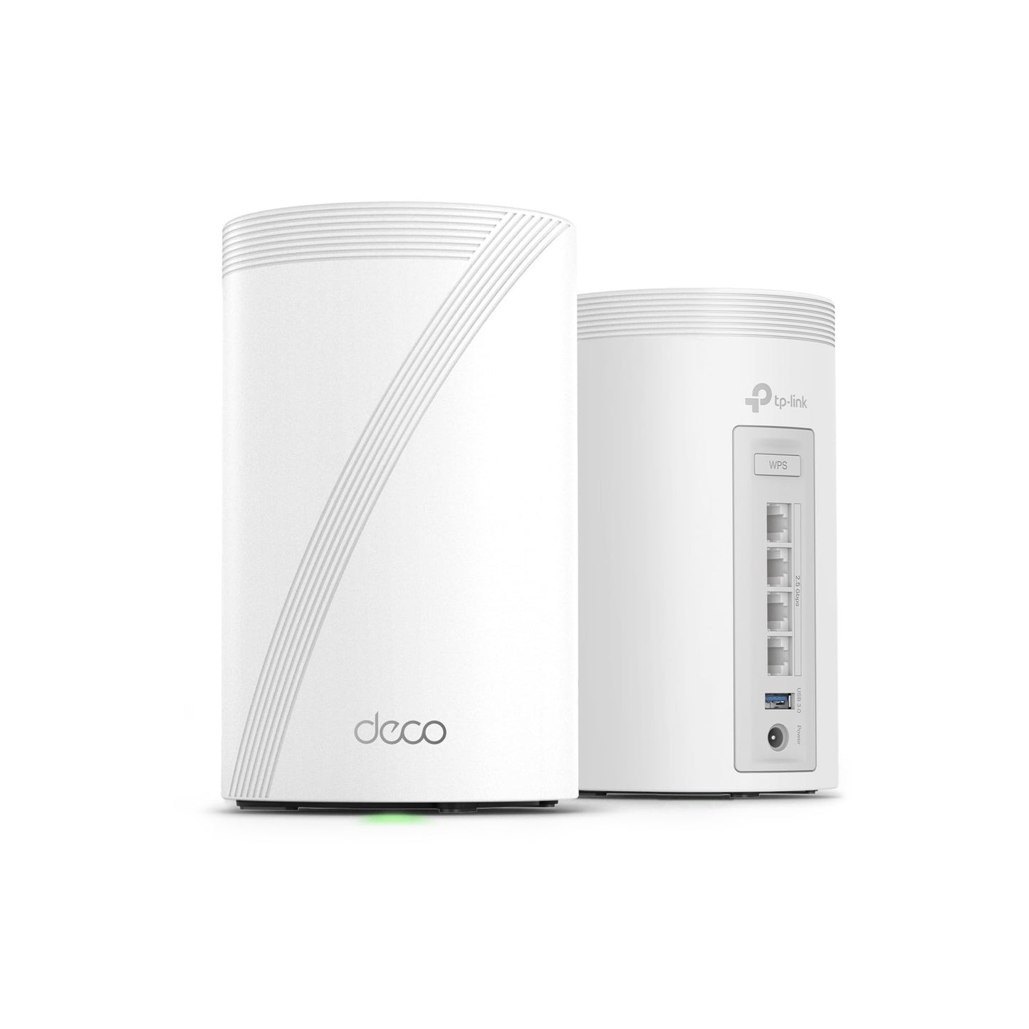 TP-Link Deco 7 Pro BE63 Tri-Band WiFi 7 BE10000 Whole Home Mesh System- 6-Stream 10 Gbps, 4x2.5G Ports Wired Backhaul, 4X Smart Internal Antennas, VPN, HomeShield, Free Expert Support (2-Pack)