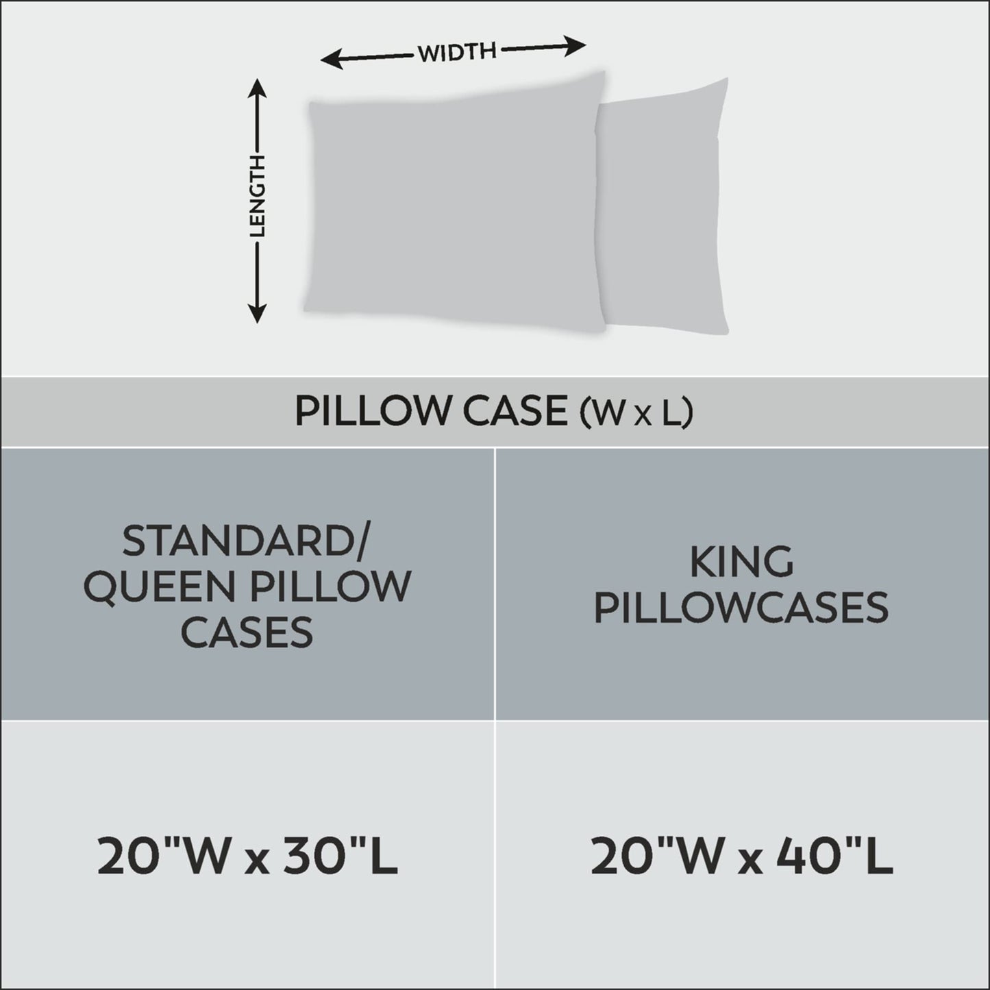 100% Cotton Soft Silver Pillowcase Set, 400TC Percale Pillowcases, King Pillowcase Set, Skin Friendly Cooling Pillowcases, Hotel Luxury Cotton Pillowcases for by Purity Home