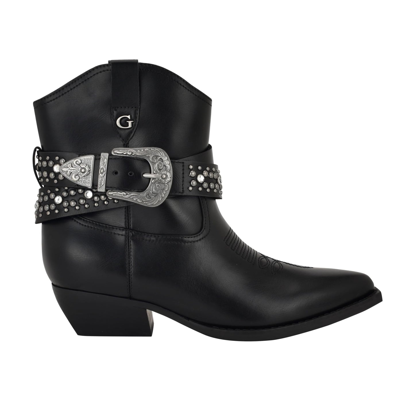 Guess Women's Lansly Bootie, Black 001, 7