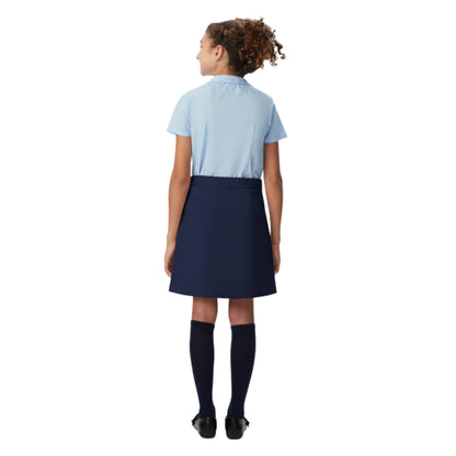 French Toast Girls' Adjustable Waist 2-Tab Scooter, Navy, 14.5 Plus
