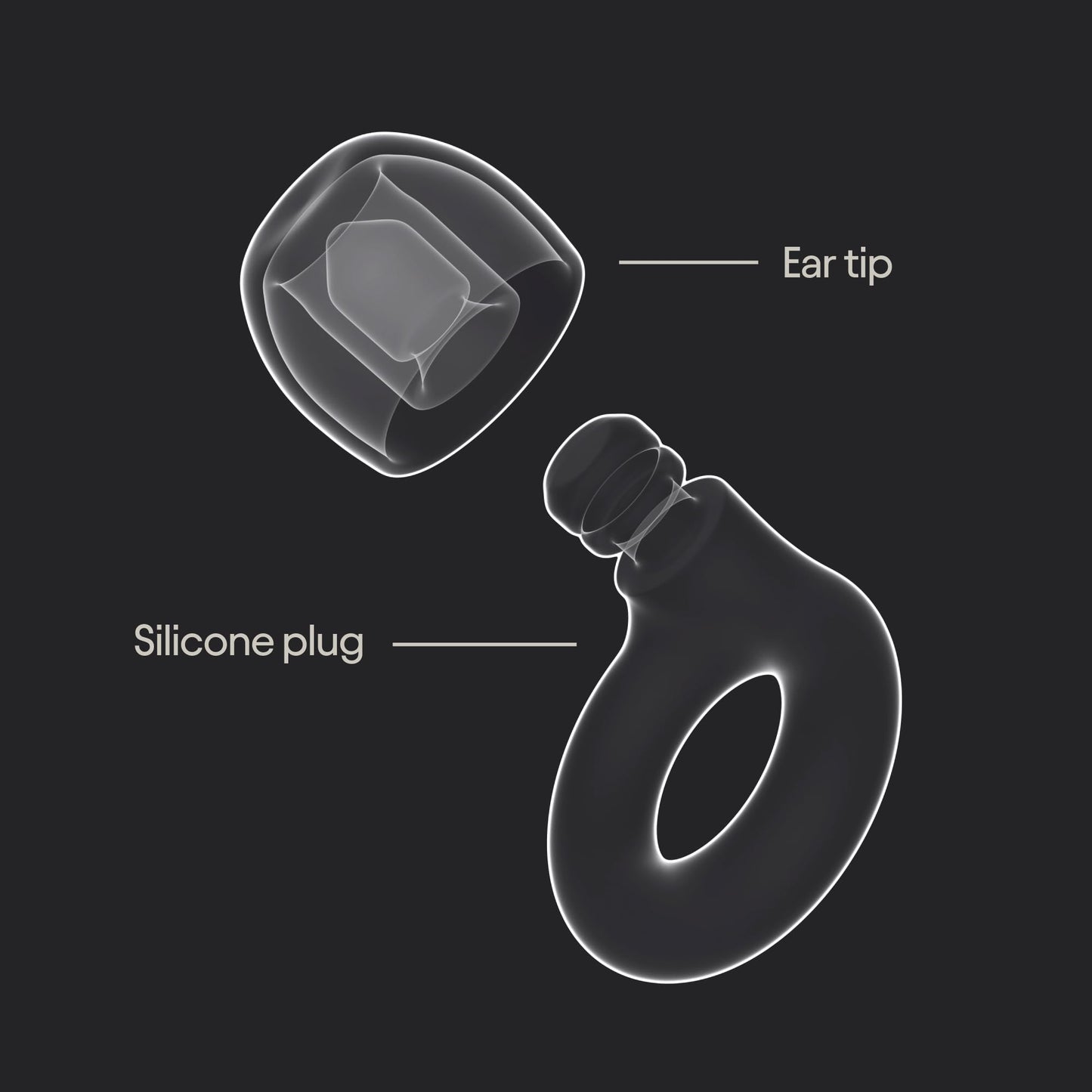 Loop Quiet 2 Ear Plugs - Ultra-Comfy Reusable Noise-Reducing Earplugs for Sleep, Deep Focus, Travel, Sensitivity | Flexible Hearing Protection | Customizable Fit | 24dB (SNR) Noise Reduction
