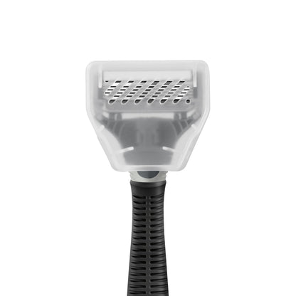 Harry's Shaving Kit for Men - Razor Handle, 5 Razor Blade Refills, Foaming Shave Gel, and Travel Blade Cover - Charcoal