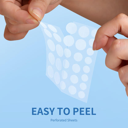 Daolyo Pimple Patches for Face, 4 Size 300 Counts Acne Patches, Hydrocolloid Patches for Covering Zits and Blemishes, Spot Stickers with Salicylic Acid, Tea Tree Oil & Calendula Oil