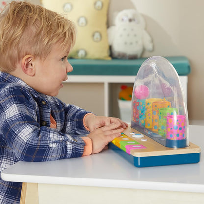 Playskool Little Wonders Pop-A-Tune - Toy - Colorful Tubes & Keys Teach Cause & Effect - Silly Sounds and Classic Piano - for 12 Months+