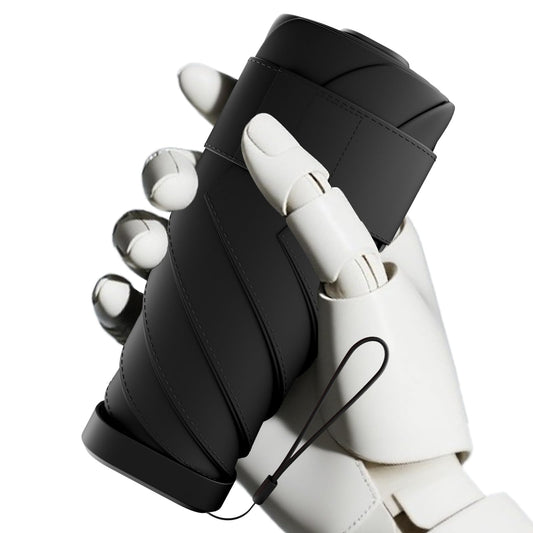 Windproof Mini Travel Folding Umbrella - UPF 50+ Sun & Rain Protection, Small Compact Lightweight Design Fits in Pocket or Bag, Eco-Friendly Fabric Wallet Umbrella for Commuter, Men Women Boys Girls