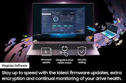Samsung T9 Portable SSD 2TB, USB 3.2 Gen 2x2 External Solid State Drive, Seq. Read Speeds Up to 2,000MB/s for Gaming, Students and Professionals, MU-PG2T0B/AM, Black