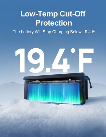 ECO-WORTHY 12V 280AH LiFePO4 Lithium Battery with Bluetooth, Low Temp Protection, Built-in 200A BMS, 3584Wh Energy. Perfect for Off-Grid, RV, Solar System, Camper, Travel Trailer, Backup System