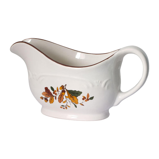 Pfaltzgraff Autumn Berry Gravy Boat, Cream, 9 Inches