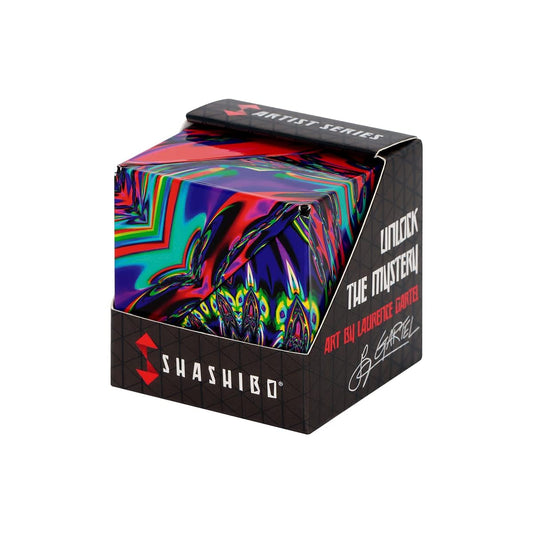 Shashibo Shape Shifting Box - Award-Winning STEM Fidget Toy with Strong Magnets - Fidget Cube Transforms Into 100+ Shapes, Christmas Stocking Stuffers Gift for Kids, Teens, and Adults (Chaos)