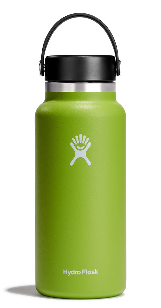 Hydro Flask Wide Mouth Bottle with Flex Cap, Seagrass, 32 oz