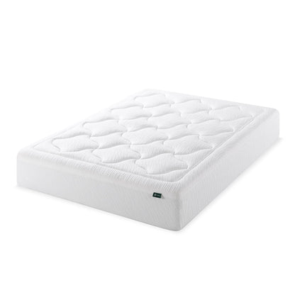 Zinus 12 Inch Cloud Memory Foam Mattress, Queen, Fiberglass Free, Pressure Relieving, Mattress in A Box, CertiPUR-US Certified, White