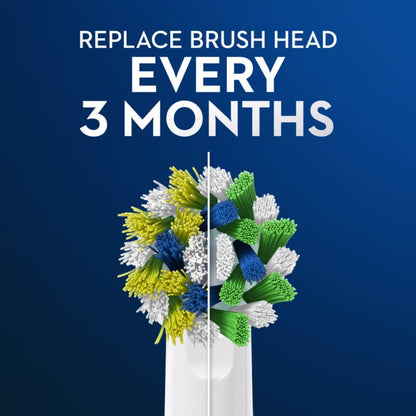 Oral-B CrossAction Electric Toothbrush Replacement Brush Heads Refill, 4ct