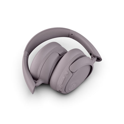 JLab JBuds Lux ANC Wireless Headphones, Mauve, Hybrid Active Noise Cancelling, Customizable Sound, Spatial Audio Compatible, Premium Over-Ear Bluetooth Headset