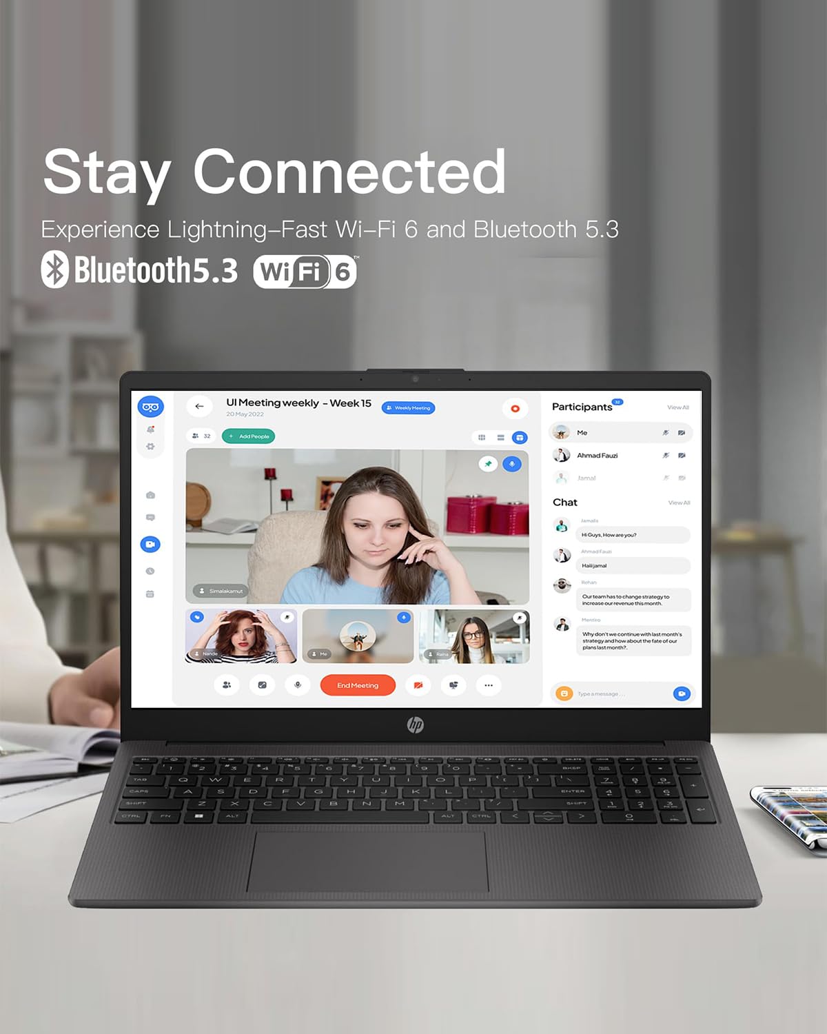 HP Flagship Business Laptop Computer - w/AI-Powered Office Lifetime & External Optical Drive - FHD - RJ45 - Intel i3 1315U (up to 4.5Ghz) - Wi-Fi 6 -Win 11 Pro w/Laptop Bundle(32GB RAM, 1TB SSD)