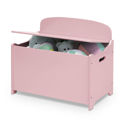 Delta Children MySize Deluxe Toy Box, Dusty Rose