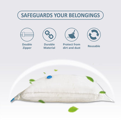 Vacuum Storage Bags, 10 Combo (5 Large/5 Jumbo) Space Saver Bags Vacuum Seal Bags with Pump, Space Bags, Vacuum Sealer Bags for Clothes, Comforters, Blankets, Bedding