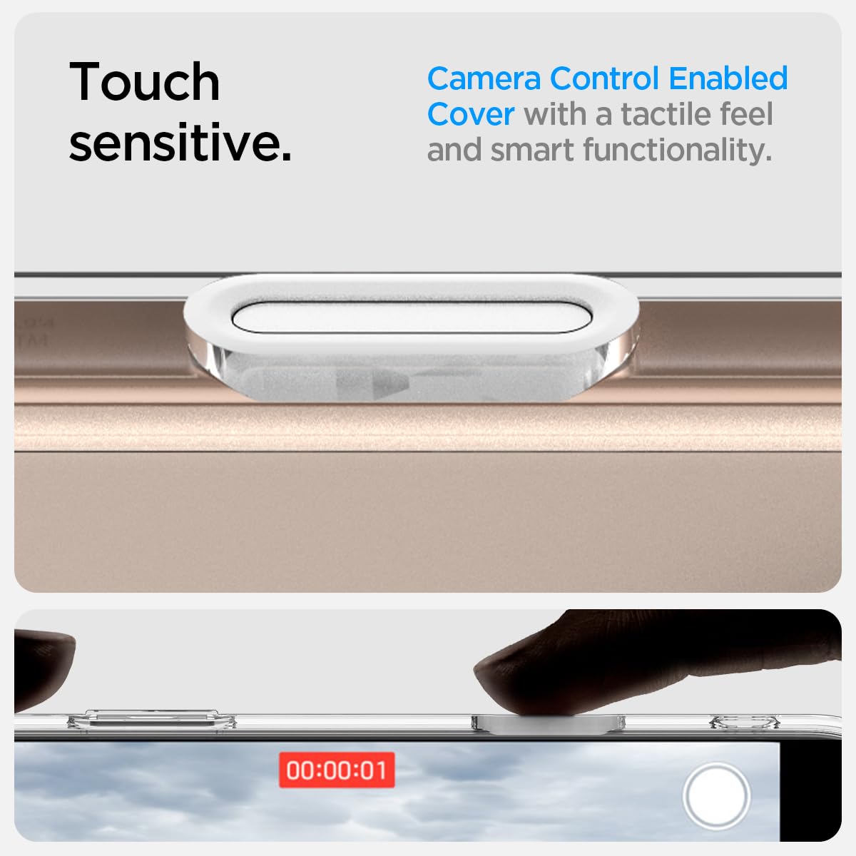 Spigen for iPhone 16 Pro Max Case, Ultra Hybrid T MagFit [Camera Control Button Coverage] [Anti-Yellowing] [Compatible with Magsafe] - White