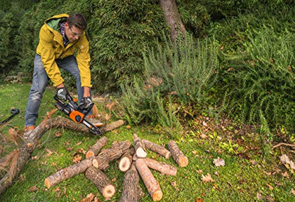 Worx 20 V 10" Cordless Chainsaw, Auto-lubrication, Tool-less Chain Tension, PowerShare, WG322- Battery & Charger Included