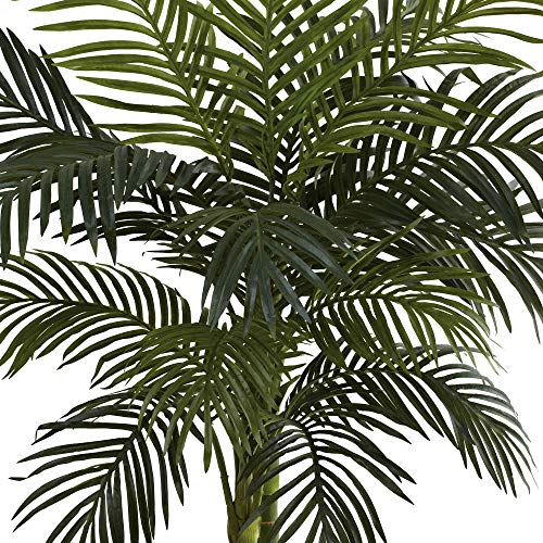 Nearly Natural 5357 4ft. Golden Cane Palm Tree,Green