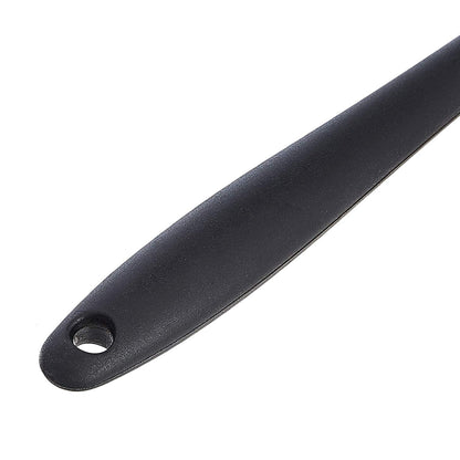 Amazon Basics Non-Stick Heat Resistant Rectangular Silicone Spatula Set, 2 Small & 2 Large Spatulas, Black, Pack of 4 (Previously AmazonCommercial brand)