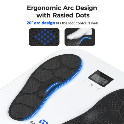 EaseZen Foot Massager for Neuropathy, Rechargeable TENS EMS Foot Stimulator with 10 Modes 20 Intensities, Feet Circulation Stimulator for Neuropathy, Plantar Fasciitis, Gifts for Mom Dad