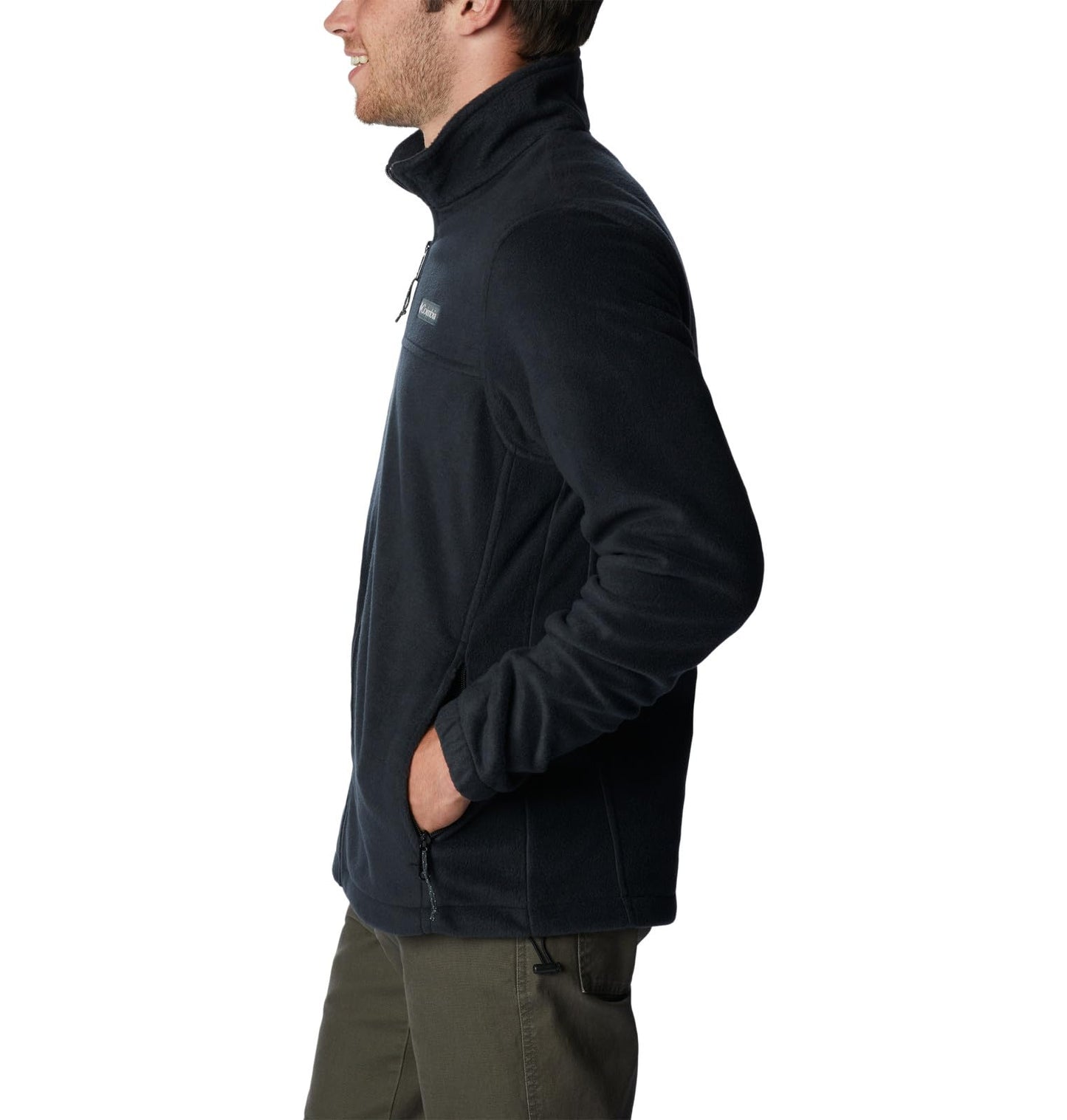 Columbia Men's Steens Mountain 2.0 Full Zip Fleece Jacket, Black, Small