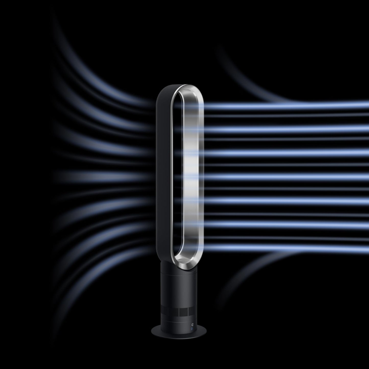 Dyson Cool AM07 Air Multiplier Bladeless Tower Fan, Iron/Blue
