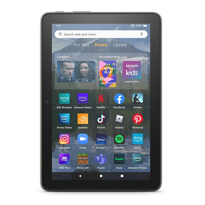 Amazon Fire HD 8 Plus tablet, 8" HD Display, 64 GB, bundle with Wireless Charging Dock - (2022 release), Gray