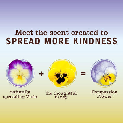 MRS. MEYER'S CLEAN DAY Hand Soap, Made with Essential Oils, Compassion Flower, 12.5 fl. oz - Pack Of 3