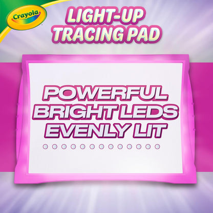 Crayola Light Up Tracing Pad - Pink, Art Kit for Kids, Kids Toys & Games, Light Box, Holiday Gifts for Girls & Boys, 6+ [Amazon Exclusive]