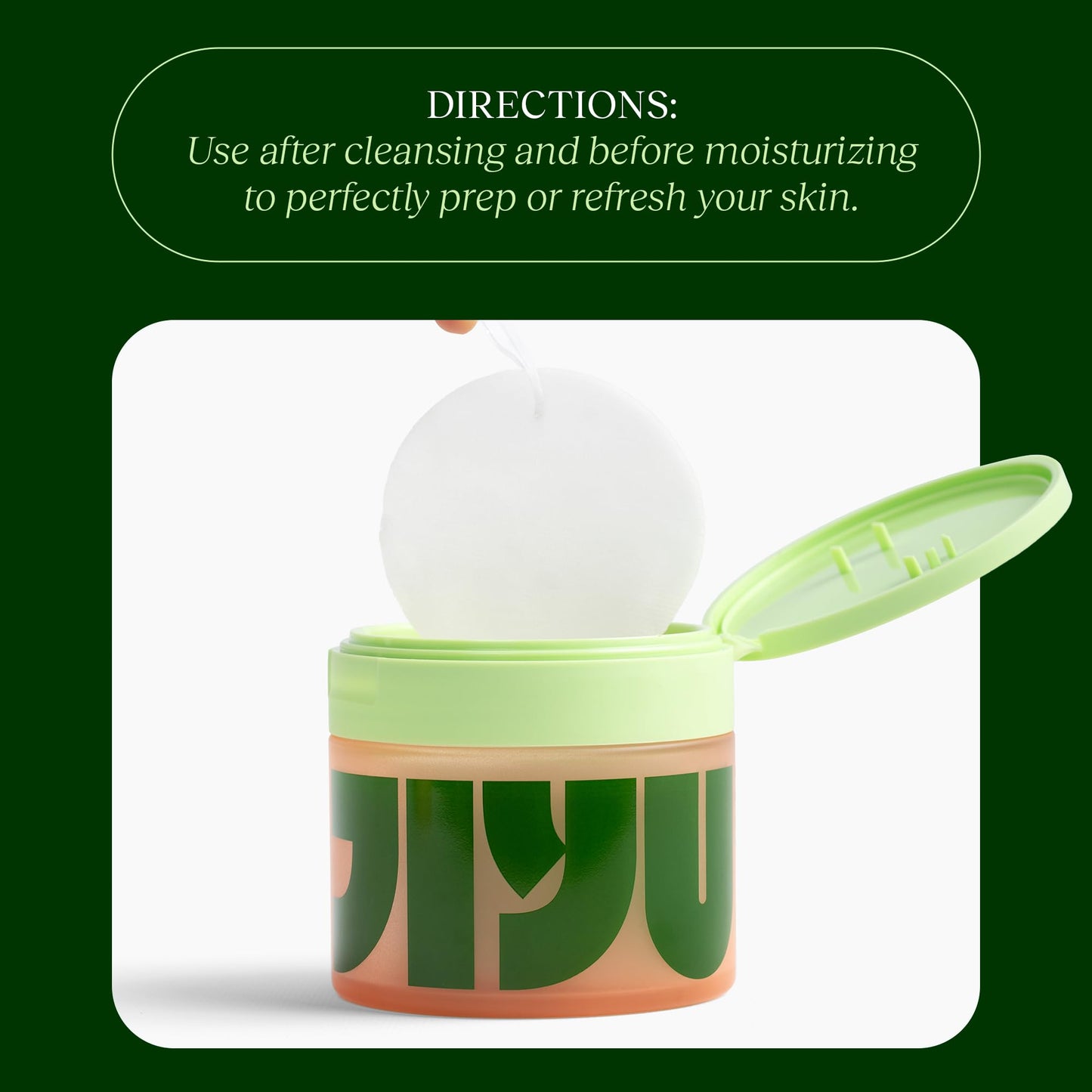 JiYu Korean Skincare Anti-Aging, Dark Spot & Wrinkle Minimizing Toner Pads - Hydrating with Snail Mucin, Centella Asiatica, Niacinamide, Peptides - For Polished & Youthful Skin - 100 Count