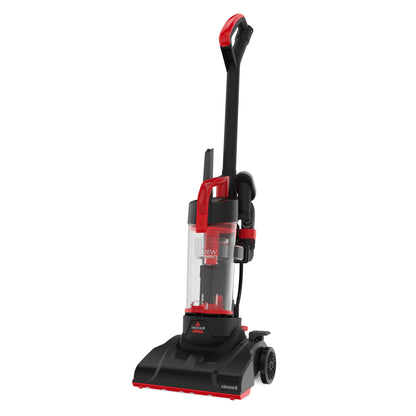 BISSELL CleanView Compact Upright Vacuum, Fits In Dorm Rooms & Apartments, Lightweight with Powerful Suction and Removable Extension Wand, 3508, Red,black