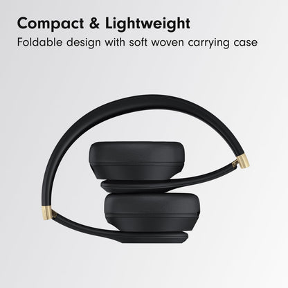 Beats Solo 4 -Wireless Bluetooth on Ear Headphones with AppleCare+ (2 Years) - Black & Gold