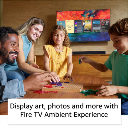 Amazon Fire TV 43" Omni QLED Series 4K UHD smart TV, Dolby Vision IQ, Fire TV Ambient Experience, hands-free with Alexa