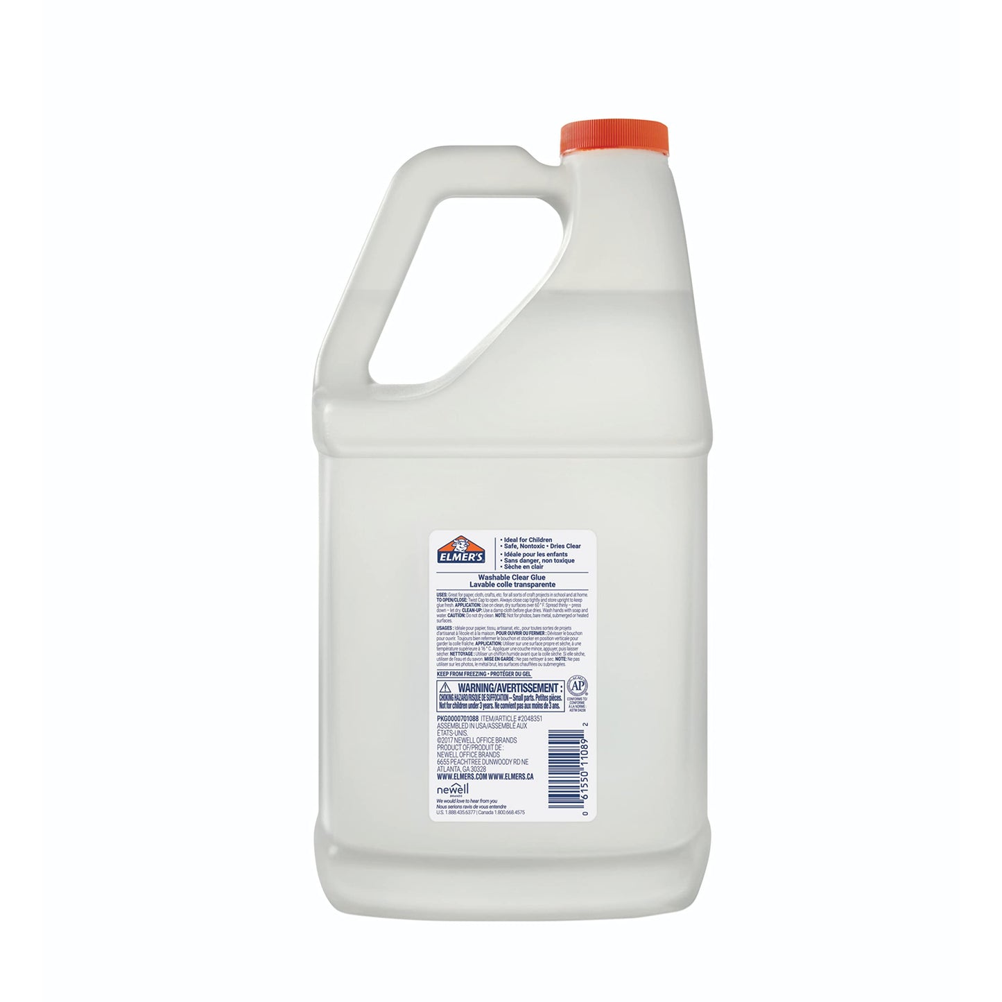 Elmers Clear Liquid School Slime & Craft Glue Premium 1 GlueGallon for School Supplies & Slime Supplies Washable