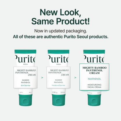 PURITO Panthenol 10% Post-Acne Cream | Moisturizer for Blemish Marks, Barrier Repair | Silicone-Free, Non-Comedogenic, Fragrance-Free, Vegan & Cruelty-free | Korean Skincare, 100mL 3.38 fl.oz