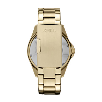 Fossil Women's Riley Quartz Stainless Steel Multifunction Watch, Color: Gold Glitz (Model: ES3203)