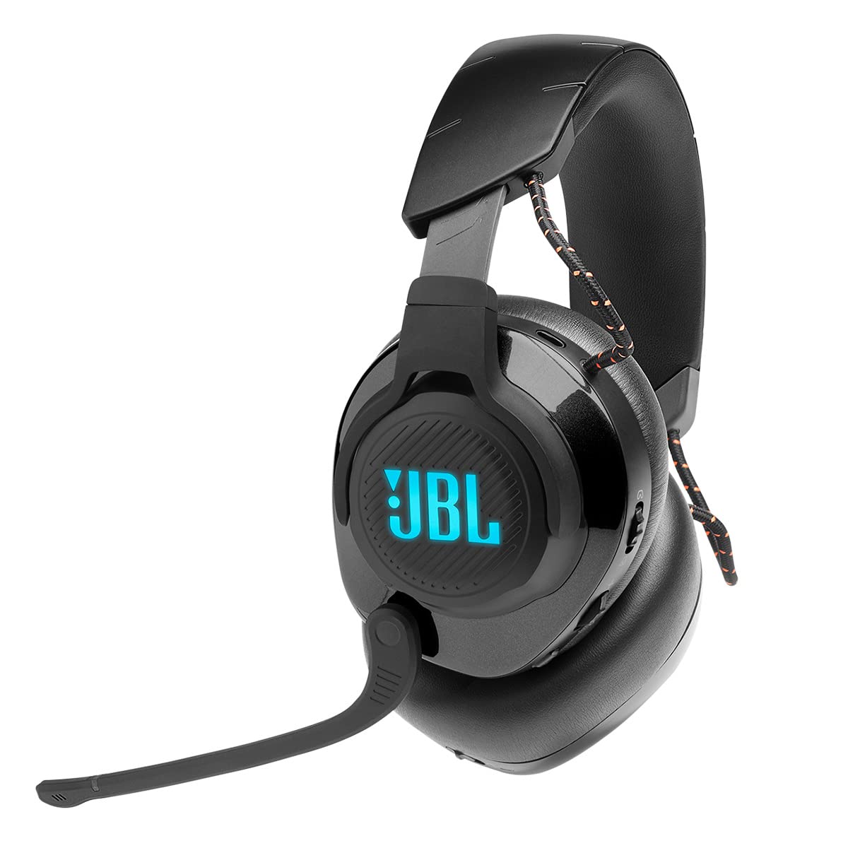 JBL Quantum 610 Wireless 2.4GHz Headset: 40h Battery, 50mm Drivers, PC Gaming and Console Compatible, Black, Medium