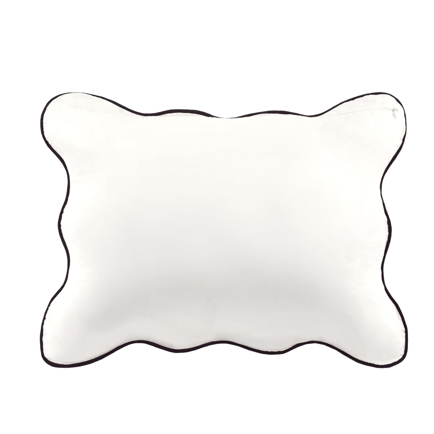 kate spade new york Scalloped Edge 3-Piece Full/Queen Quilt Bedding Set, 100% Cotton Reversible Cover, All Season Warmth Bedding, Machine Washable, Marshmallow