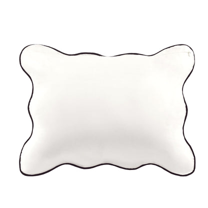 kate spade new york Scalloped Edge 3-Piece Full/Queen Quilt Bedding Set, 100% Cotton Reversible Cover, All Season Warmth Bedding, Machine Washable, Marshmallow