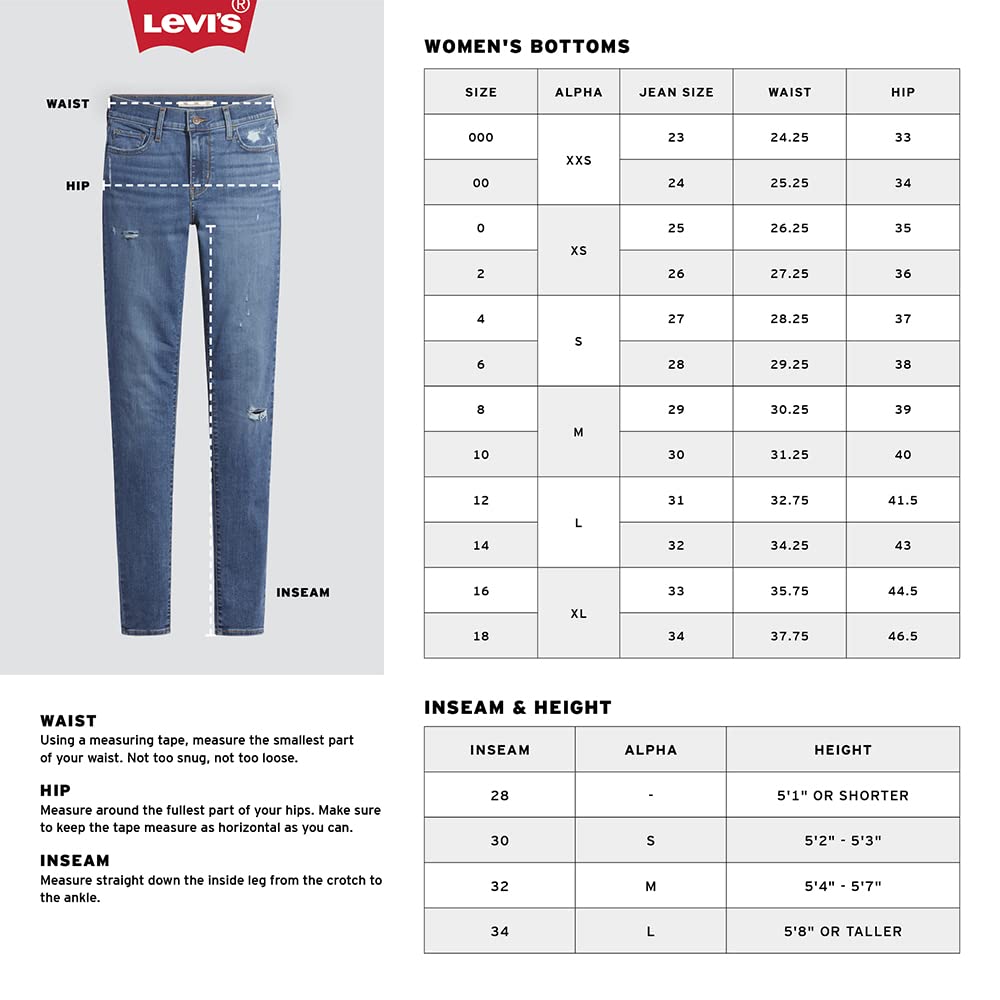 Levi's Women's 501 Original Shorts (Also Available in Plus), Dark Indigo Worn in, 27