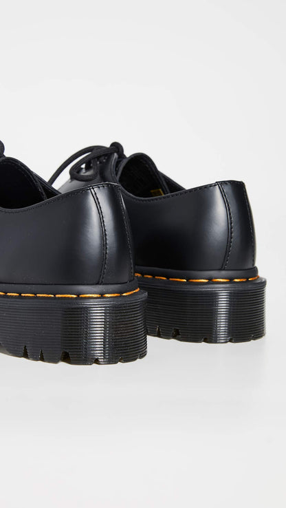 Dr. Martens, Unisex 1461 Bex 3 Eye Oxford, Black Smooth, 7 US Women/6 US Men