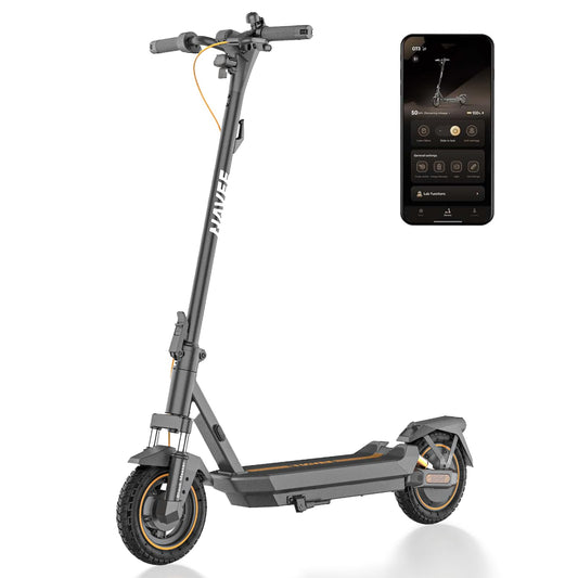NAVEE GT3 Electric-Scooter-Adults, e Scooter, Fast 20 Mph, 700w 500w Motor with Suspension, Long Range 30 Miles, 10 inch Tires All Terrain, Foldable for Commuter Men Adult Teens Students Heavy Duty