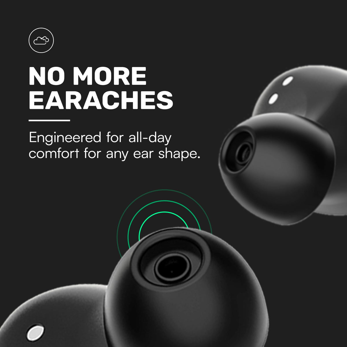 Raycon Everyday Bluetooth Wireless Earbuds with Microphone - Active Noise Cancelling, Sweat & Water-Resistant Earphones, Ear Buds Wireless Bluetooth (Purple)