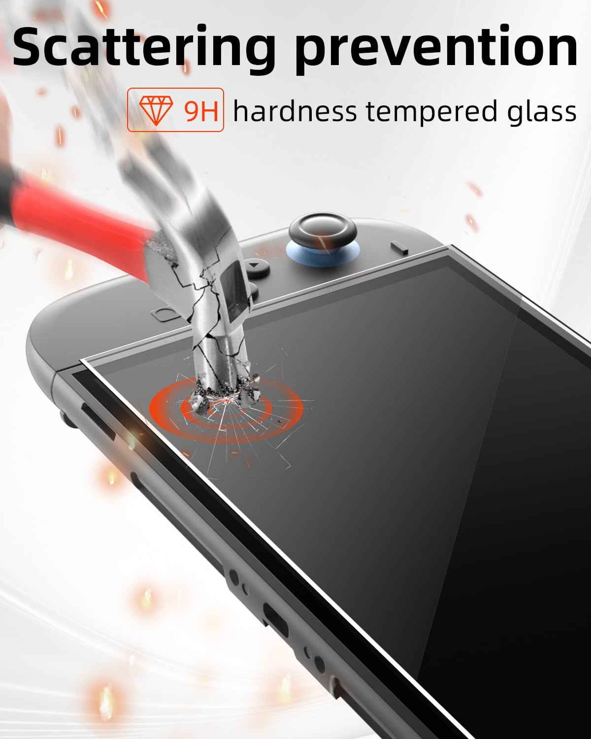 Glass Screen Protector for Nintend0 Switch 2, 2-Pack Tempered Glass with Installation Frame, Full Coverage, 9H Hardness, Ultra-Thin, High Transparency, Easy Bubble-Free Installation