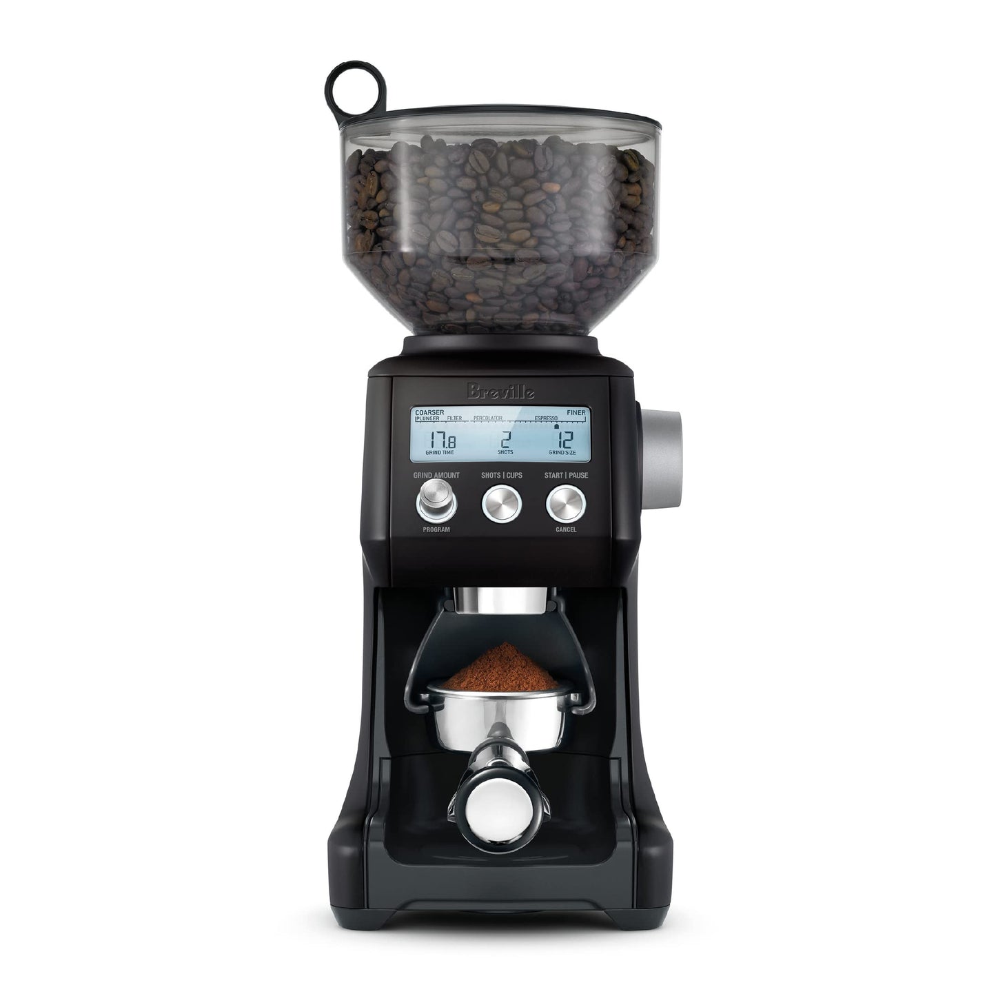 Breville Smart Grinder Pro BCG820BTR, Black Truffle